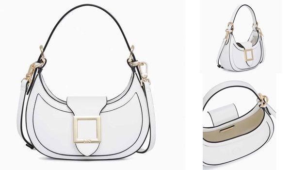 Thiết kế túi đeo vai Lyn Paula Handbag màu trắng